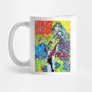 Abstract Pointillism Mug